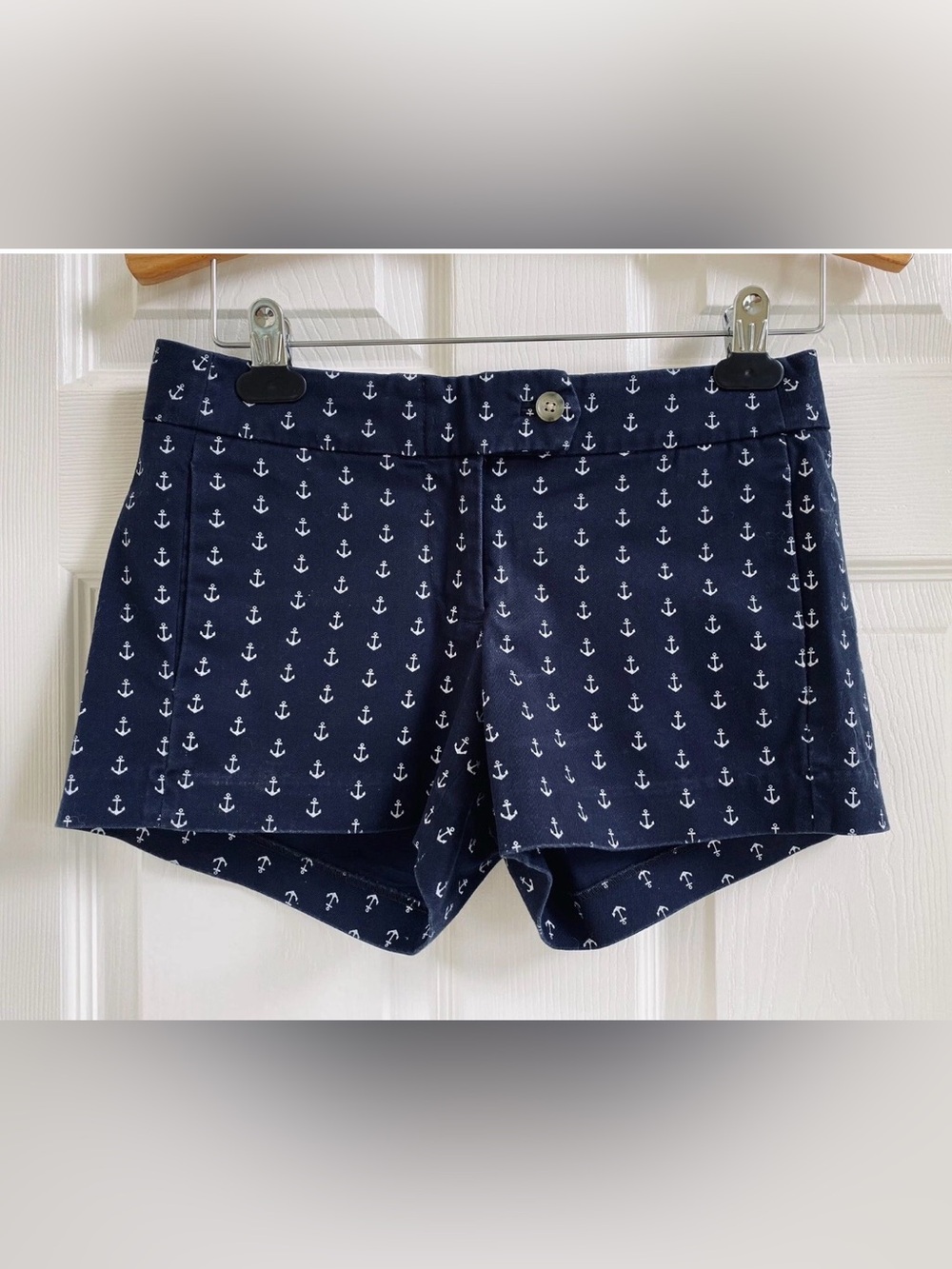 J. CREW Women’s Anchor Print Chink Shorts Size 00